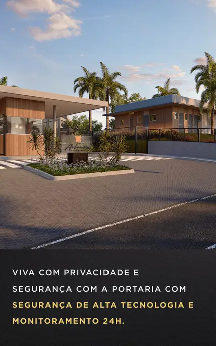 Ilustração da portaria Casa Arborais